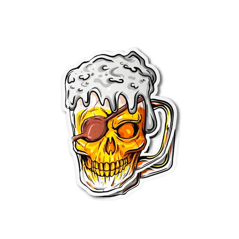 Biere tete de mort illustration