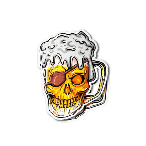 Biere tete de mort illustration