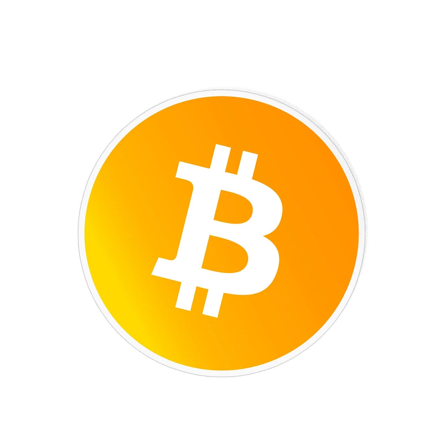 Stickers Logo Bitcoin Cryptomonnaie
