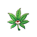 Feuille Cannabis oeil design