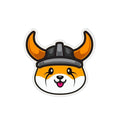 Stickers Floki Inu Cryptomonnaie Logo