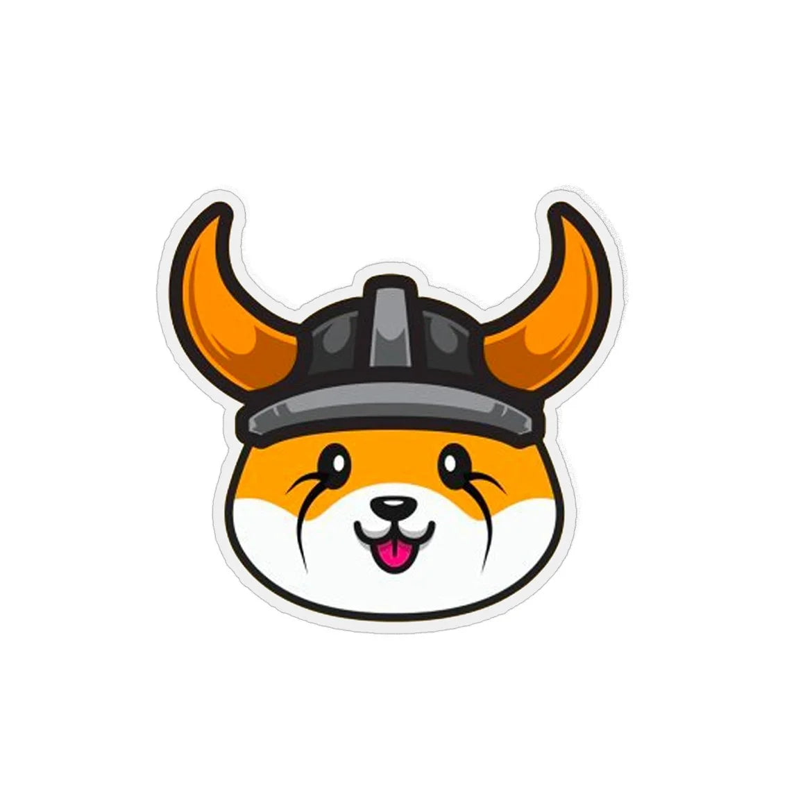 Stickers Floki Inu Cryptomonnaie Logo
