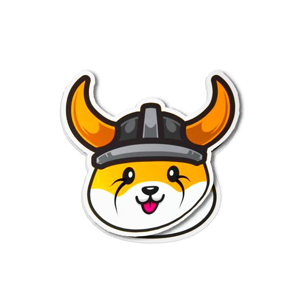 Stickers Floki Inu Cryptomonnaie Logo