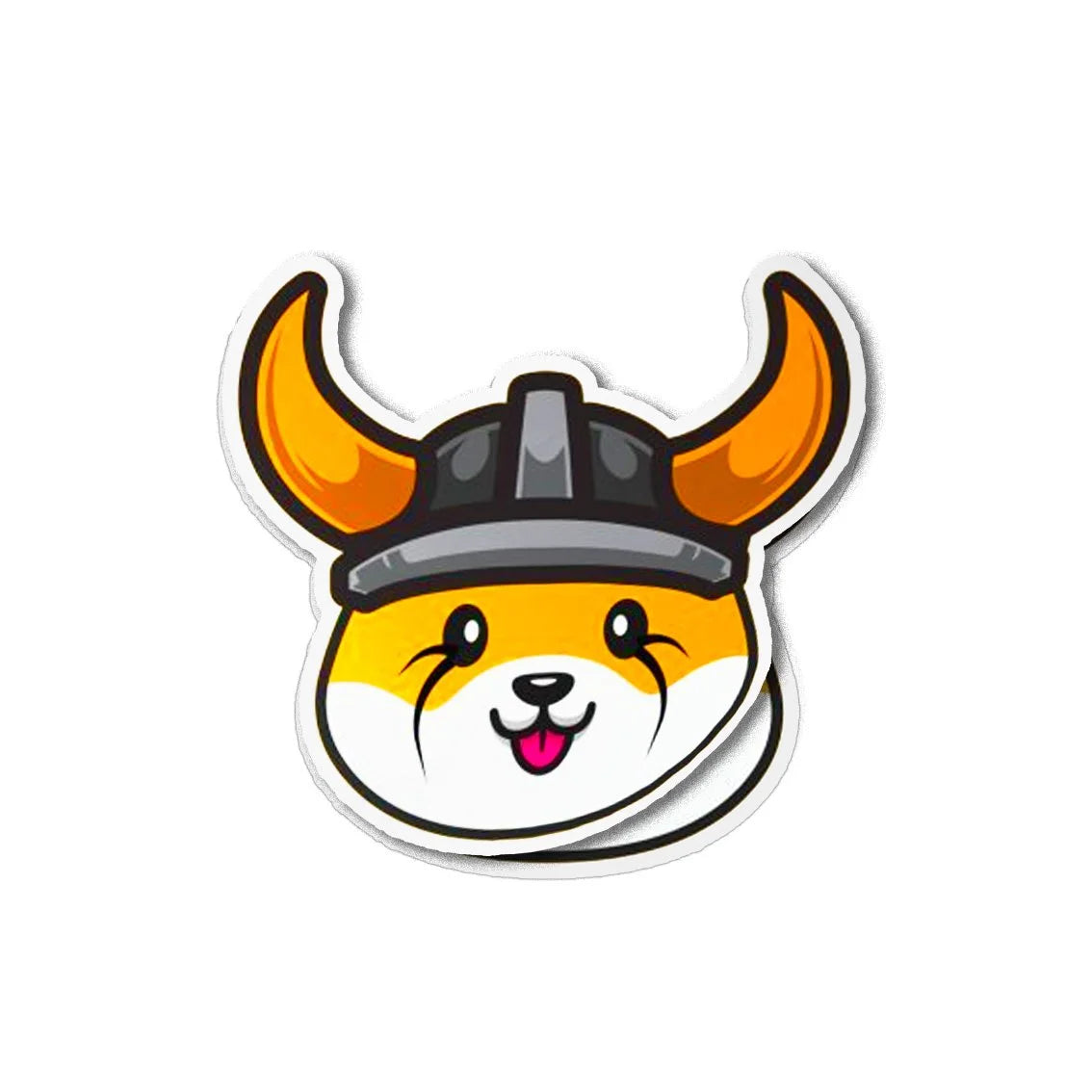 Stickers Floki Inu Cryptomonnaie Logo