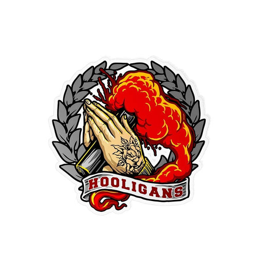 Hooligans illustration laurier fumigene et tatouage