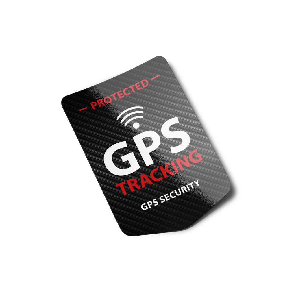 Sticker GPS Protect pour Vélo/Moto/Scooter en Vinyle Carbone - Résistant à l'Eau et aux UV