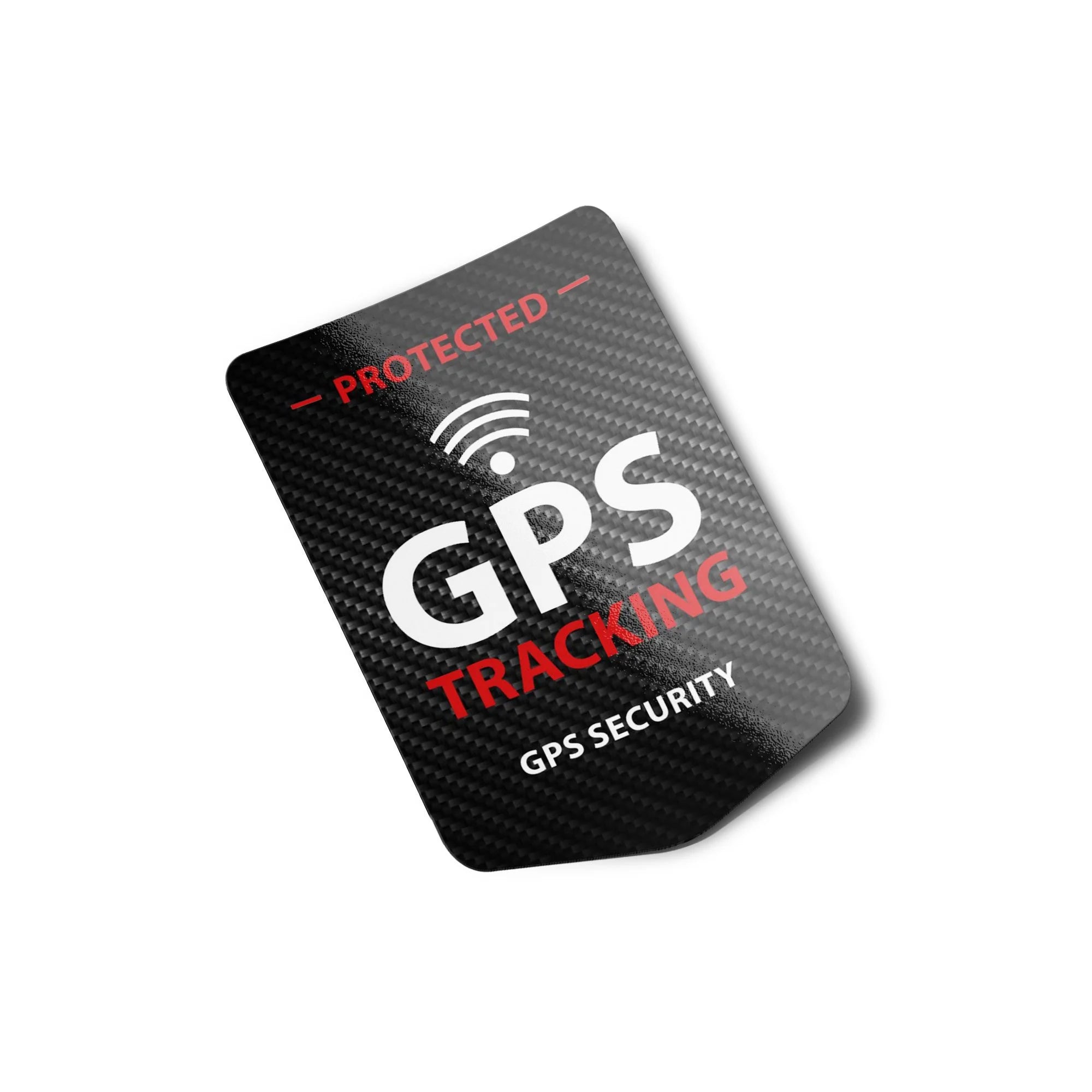 Sticker GPS Protect pour Vélo/Moto/Scooter en Vinyle Carbone - Résistant à l'Eau et aux UV
