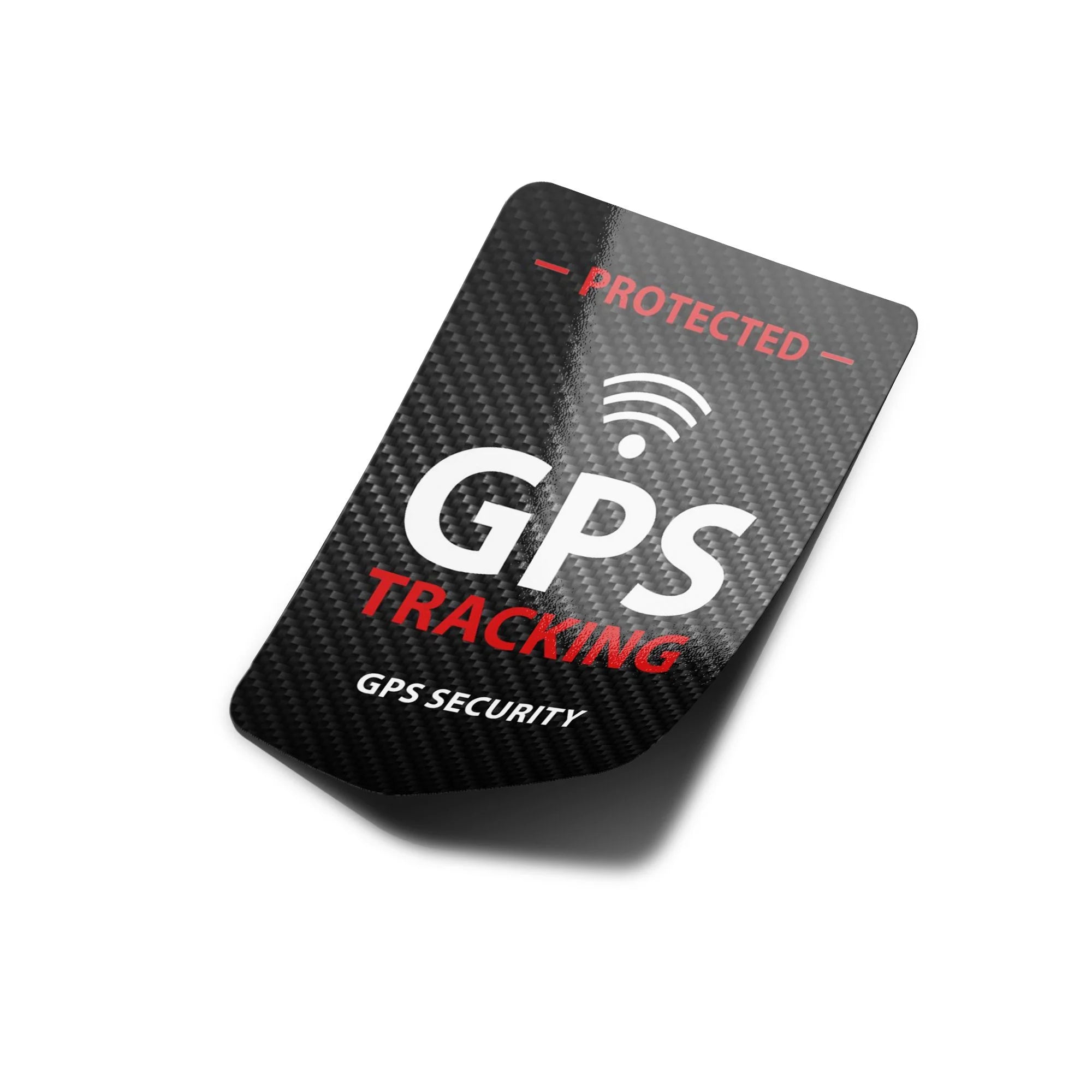 Sticker GPS Protect pour Vélo/Moto/Scooter en Vinyle Carbone - Résistant à l'Eau et aux UV