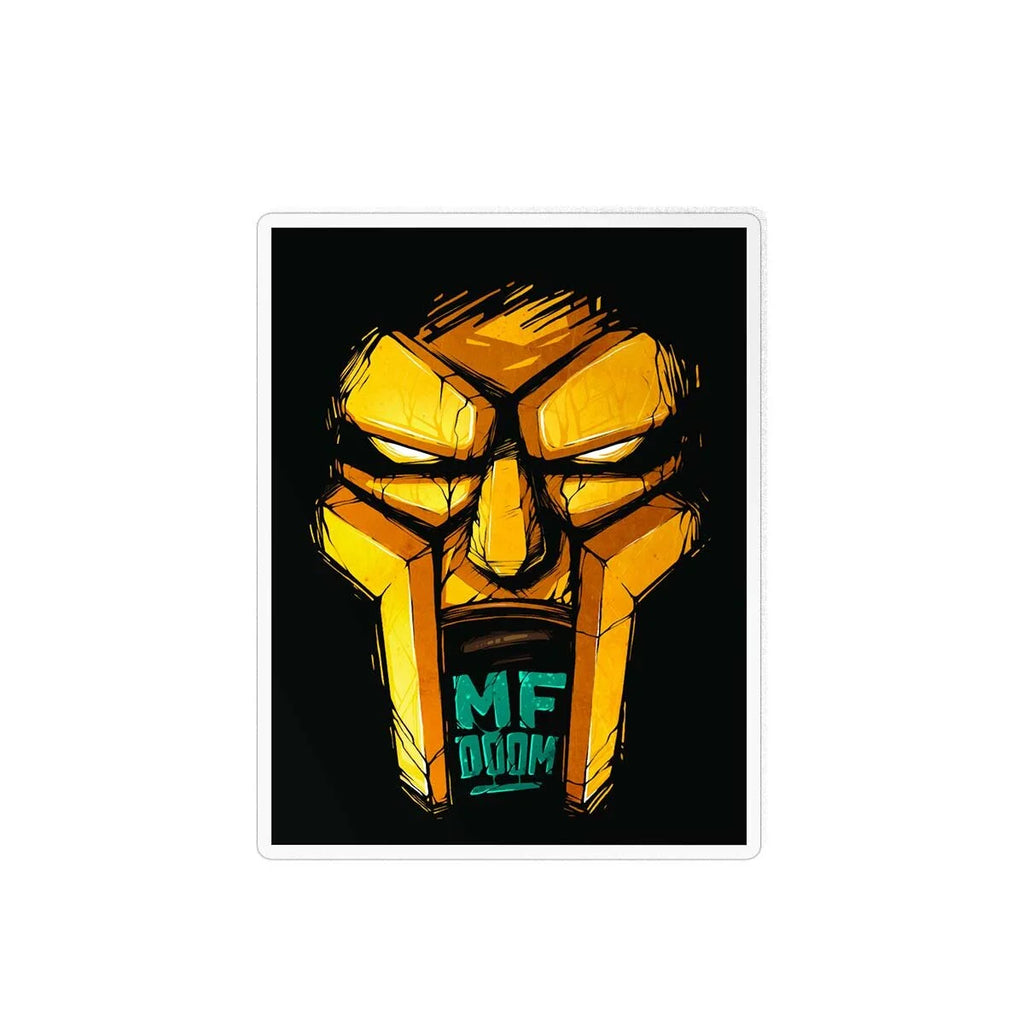 Illustration MF DOOM hip hop masque RIP