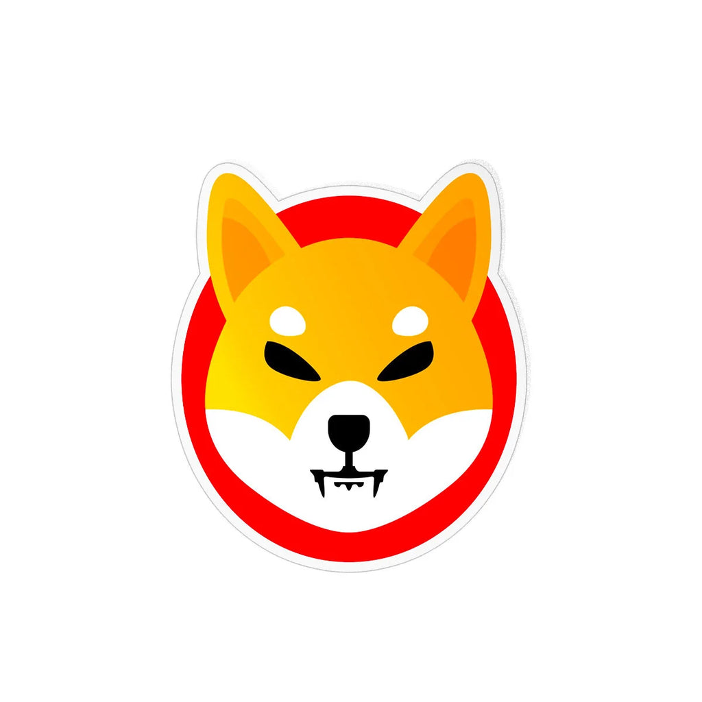 Stickers Shiba Inu Cryptomonnaie Shib Logo