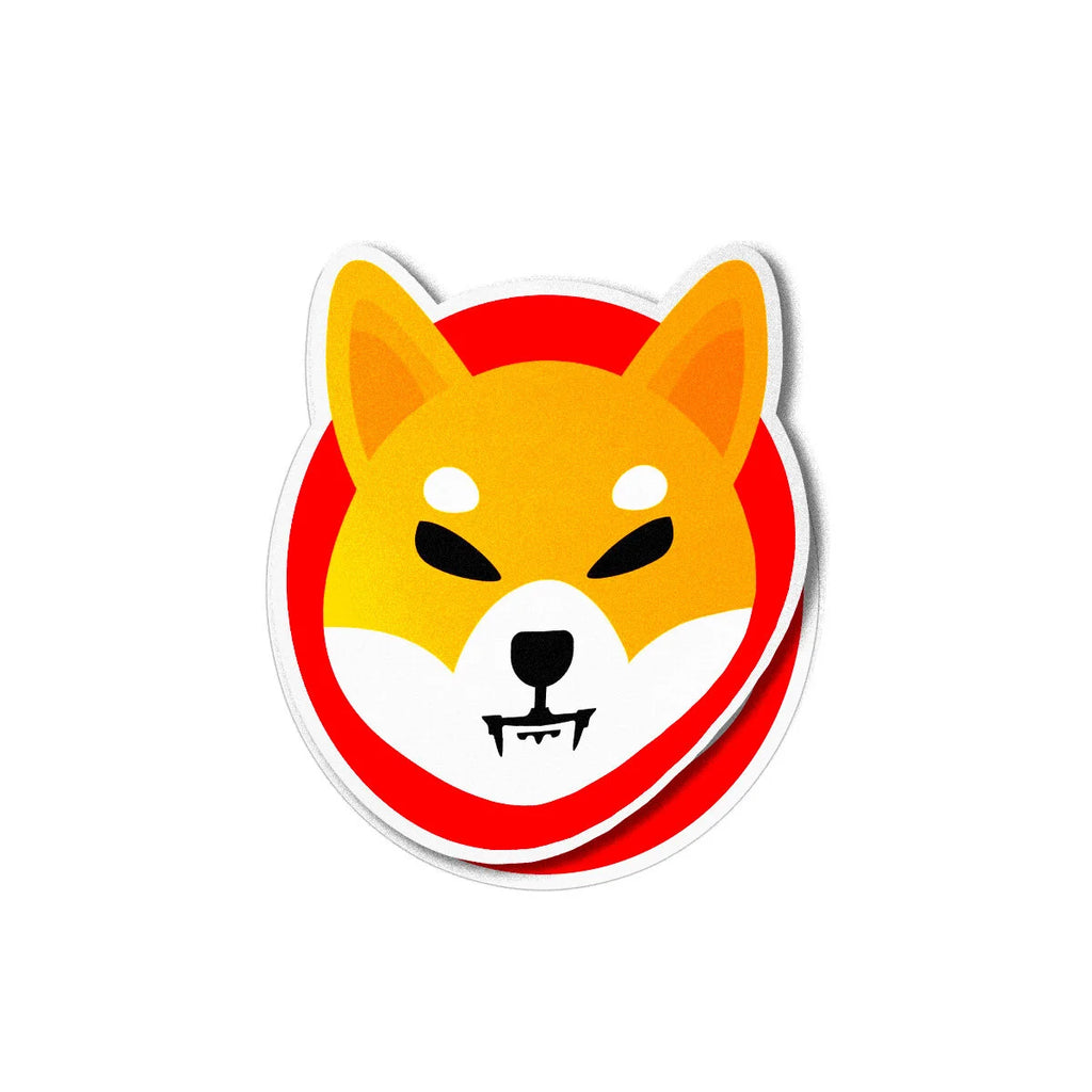 Stickers Shiba Inu Cryptomonnaie Shib Logo