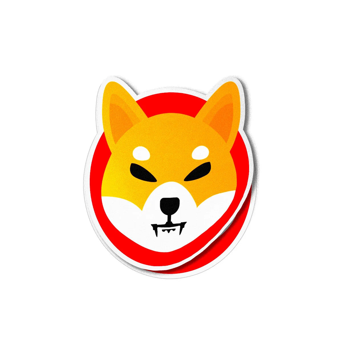 Stickers Shiba Inu Cryptomonnaie Shib Logo