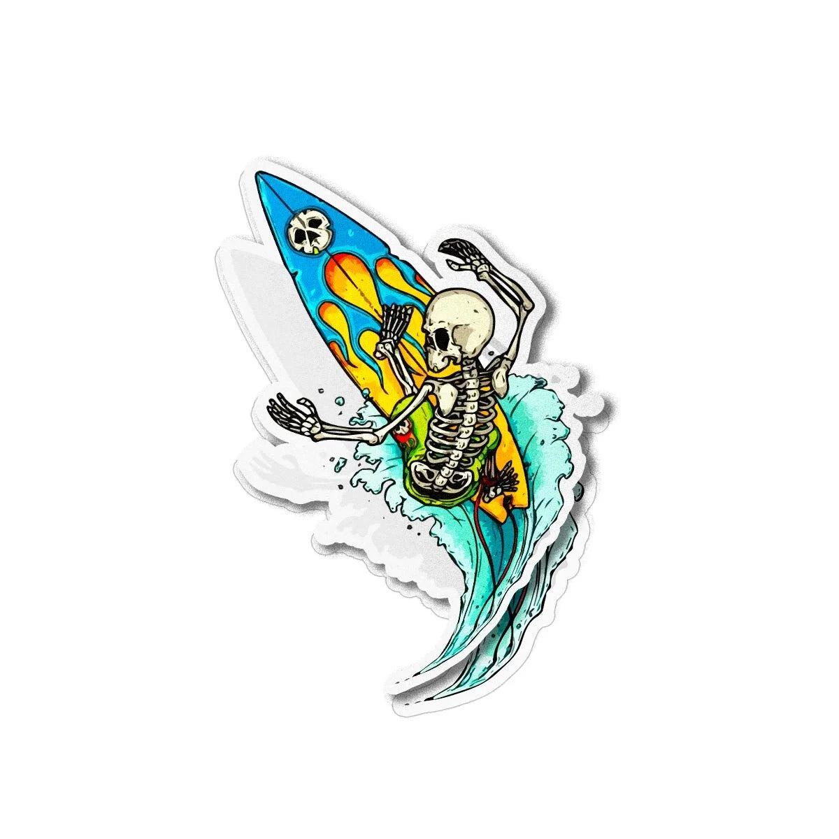 Surf Squelette illustration