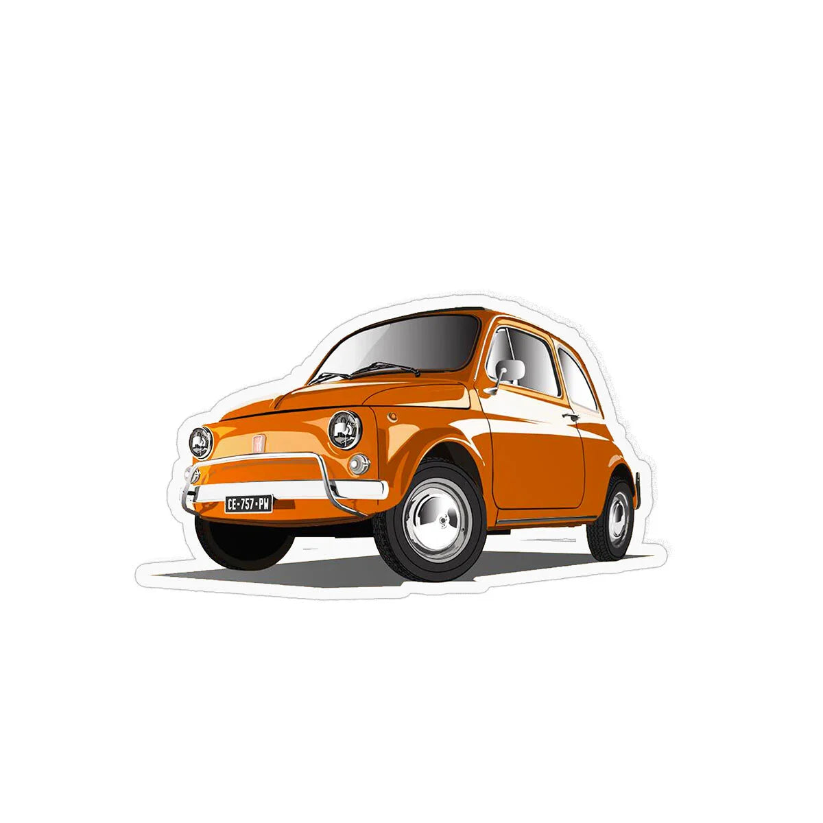Voiture old school Fiat 500