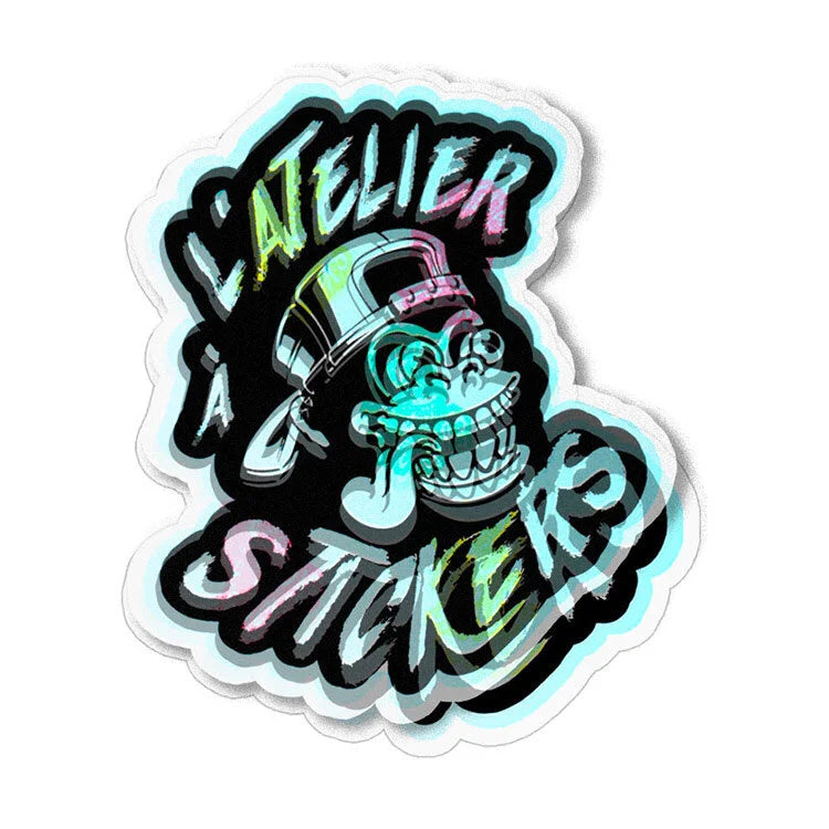 Stickers transparents personnalisés en vinyle haute résistance